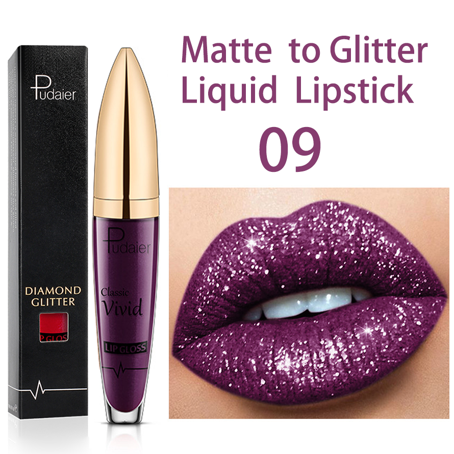 Tattoo Junkee Viper Electric Purple Glitter Lip Gloss