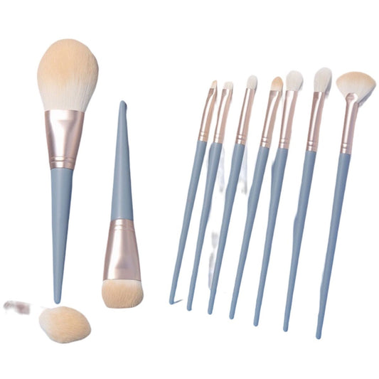 10Pcs Premium Synthetic Makeup Brushes