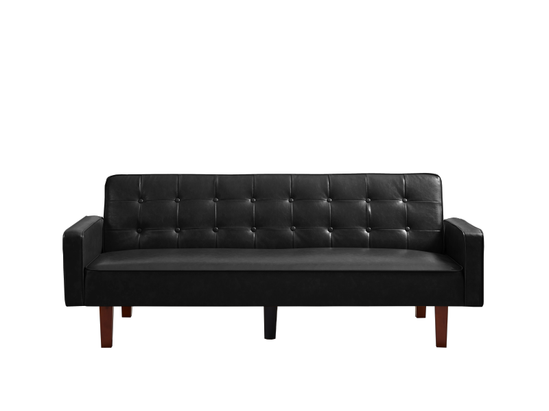 Faux Leather Futon in multiple colors