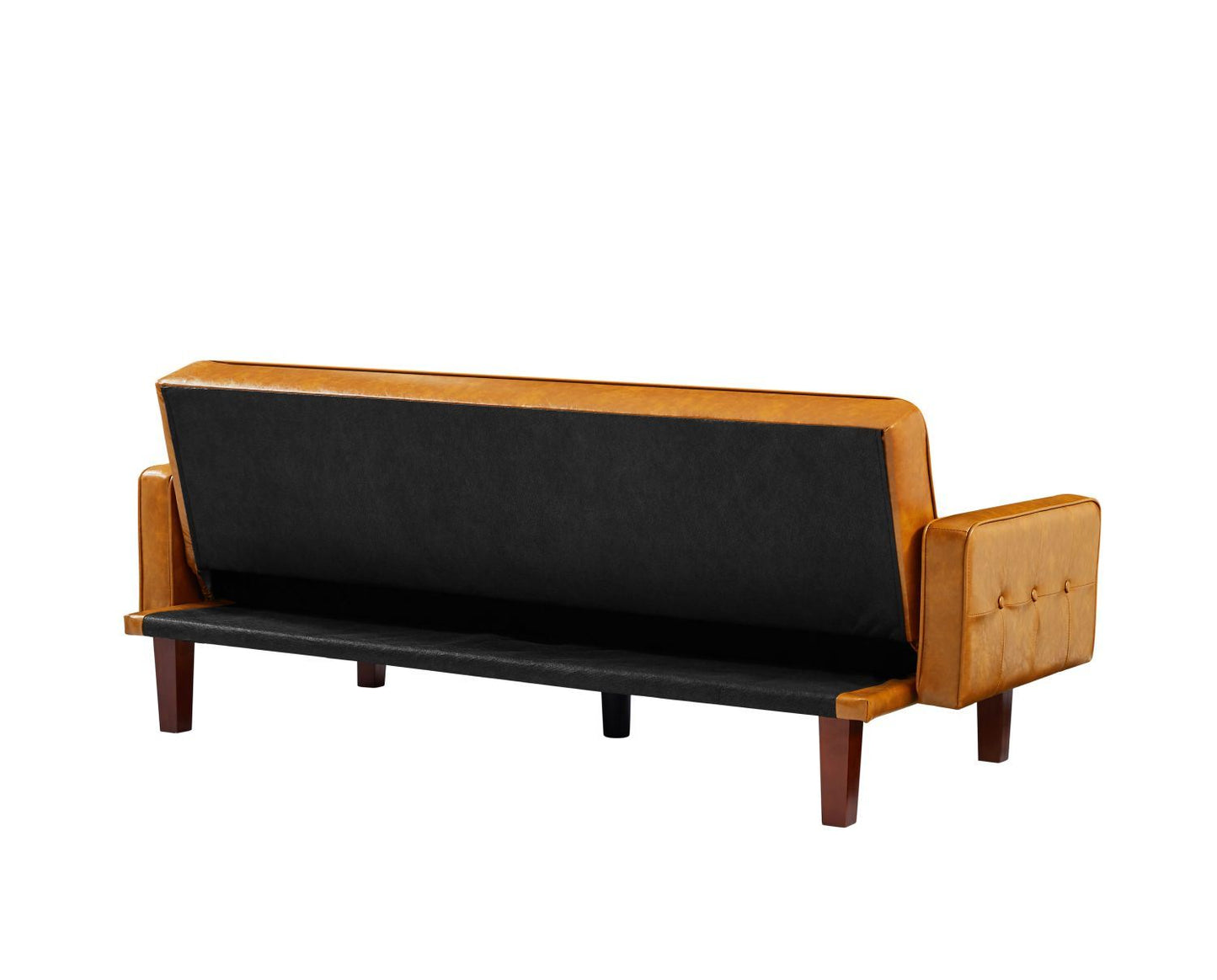 Faux Leather Futon in multiple colors